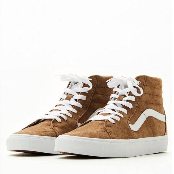 Vans Sk8-Hi Suede Shoe in Brown Pig Suede (NWOT) - Picture 4 of 9